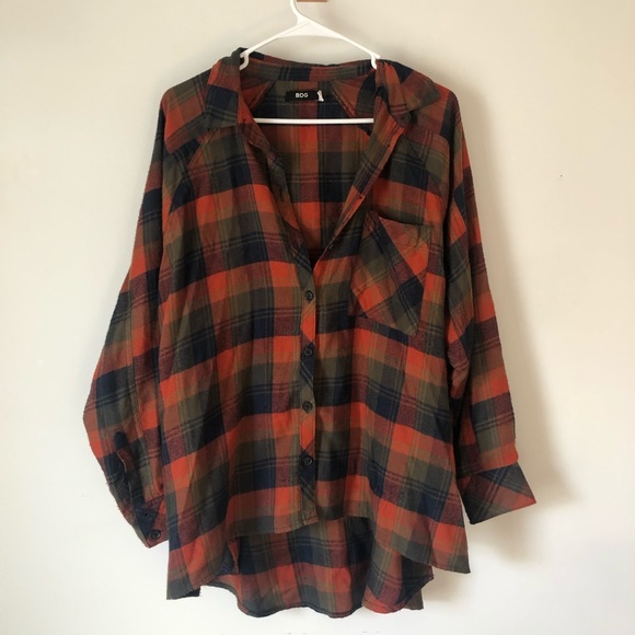 BDG Tops - BDG Branden Drapey Flannel